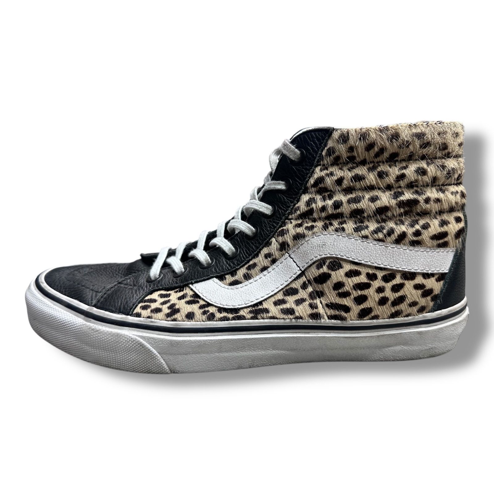 VANS SK8-HI スケートハイ ハイカットスニーカー レオパード レザー 