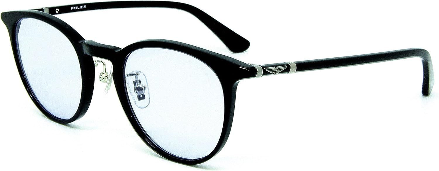 POLICE ポリス カスタムサングラス VPLF53J-700 (47SIZE) BLUE可視光線透過率75％ メンズ レディス UNISEX 国内正規品 クリングスタイプ DERIGO JAPAN