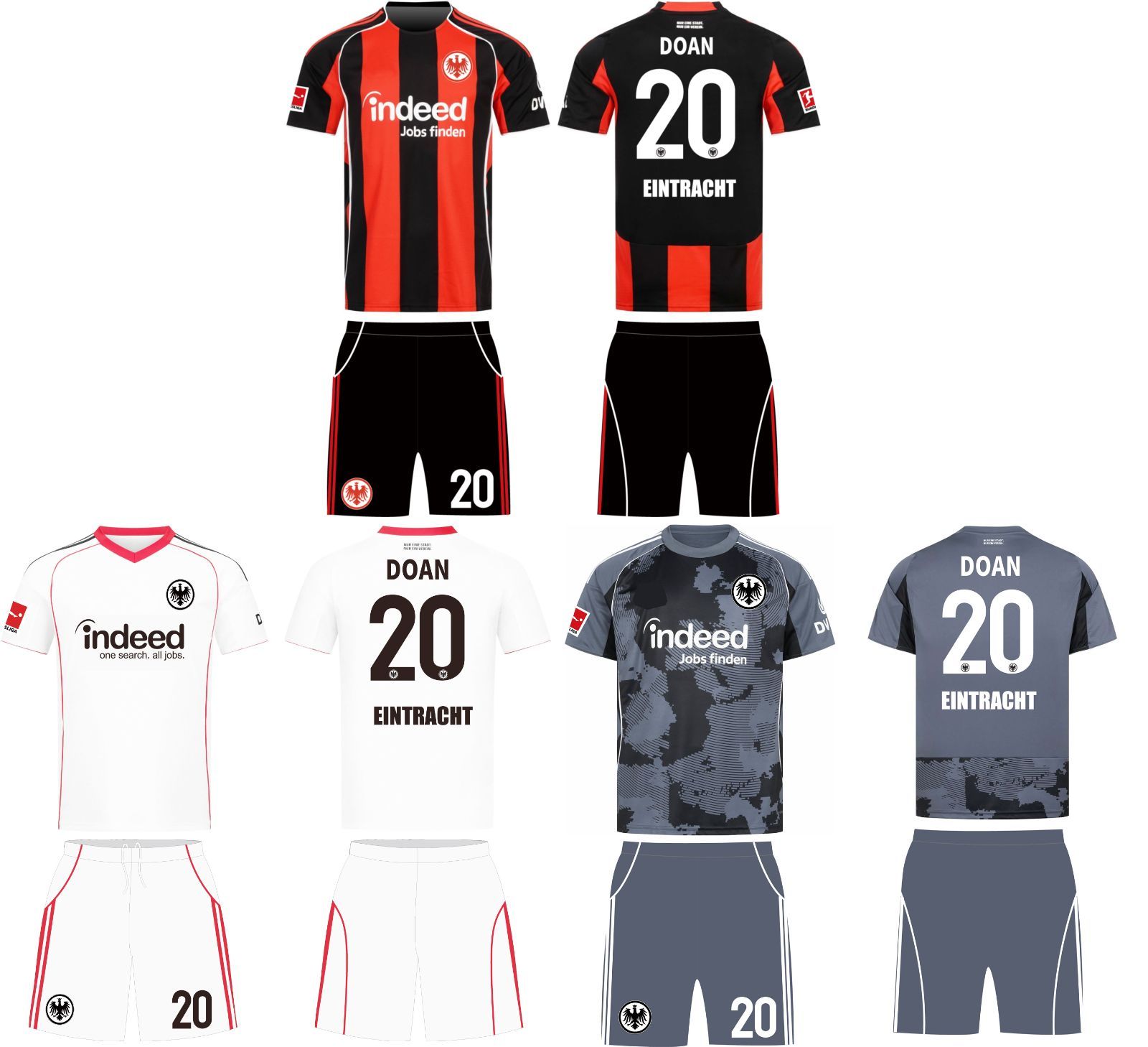 フランクフルト　堂安律　25-26 ユニフォーム フランクフルト 堂安律 25-26 ユニフォーム フランクフルト 堂安律 25