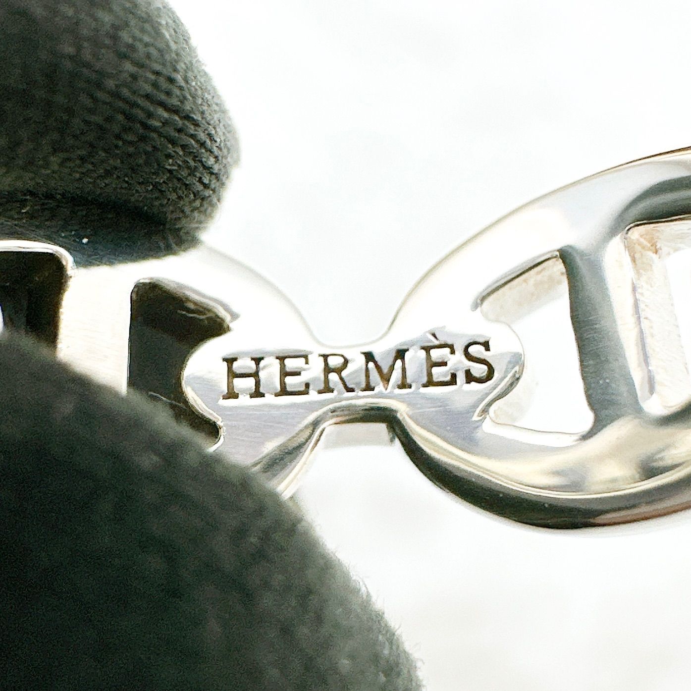 【美品】HERMES シルバーリング アンシェネ シェーヌダンクル 9号 49 美品🌟HERMES シェーヌダンクル アンシェネ シルバー リング 49