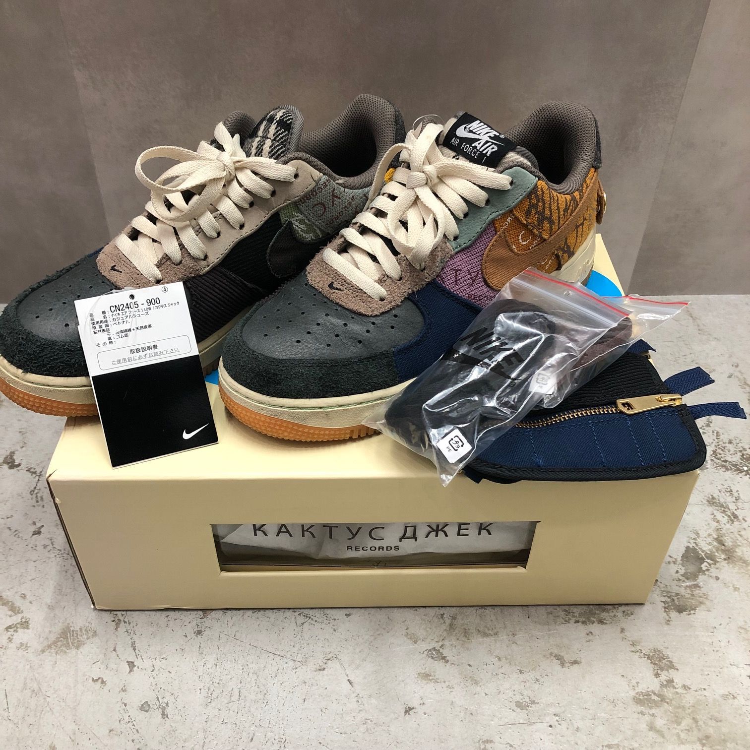 国内正規 NIKE TRAVIS SCOTT Air Force 1 Low Cactus Jack CN2405-900 