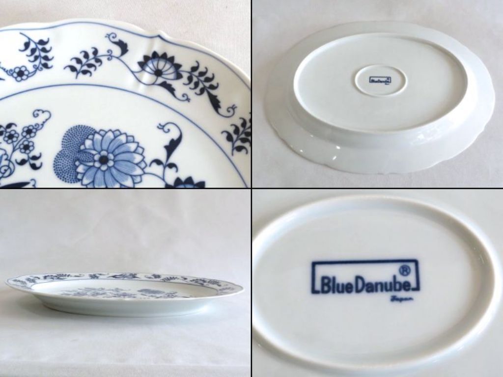 224460】Blue Danube ブルーダニューブ 注文 ブルーオニオン 大皿