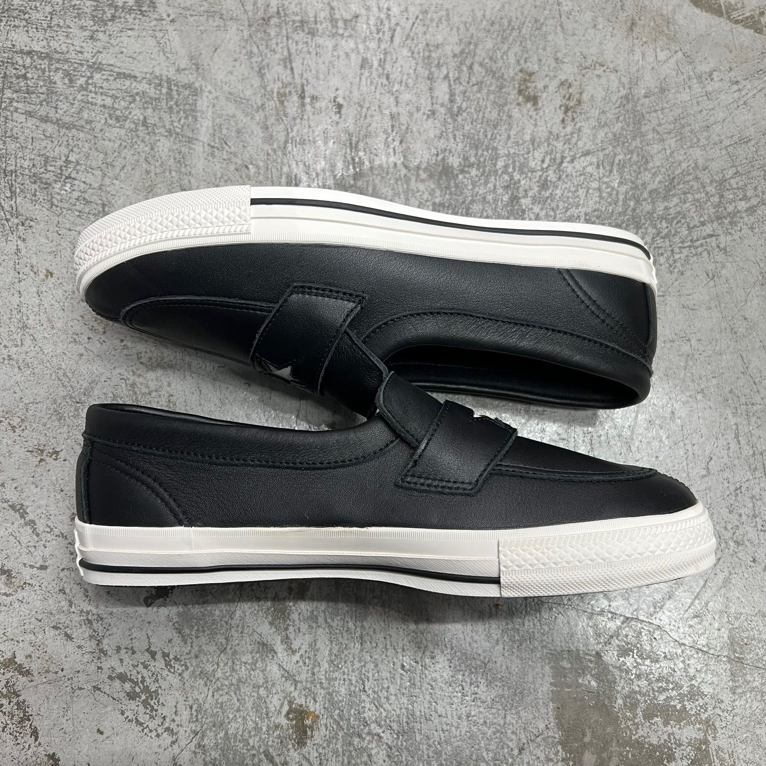 未使用 CONVERSE ADDICT ONE STAR LOAFER LETHER ワンスター レザー 