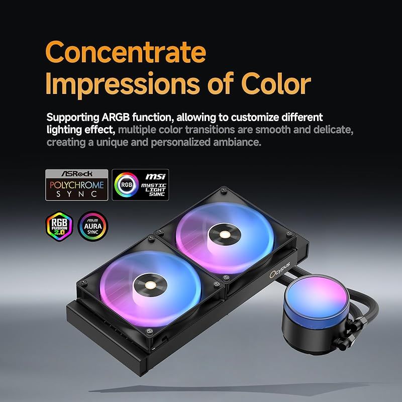 Iota L24 CPUクーラー 簡易水冷 240mm ブラック Ocypus 612IQ39IcoL._UF1000,1000_QL80_.jpg