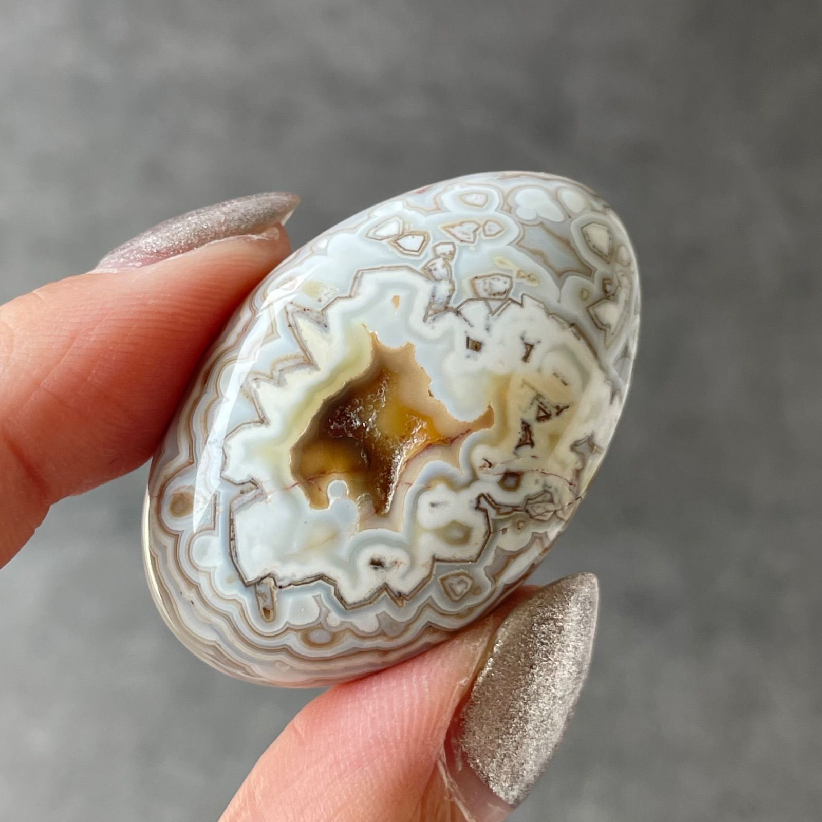 ピンク クレイジー アゲート インドネシア産 フォロー割あり】 Crazy Lace Agate クレイジーレースアゲート