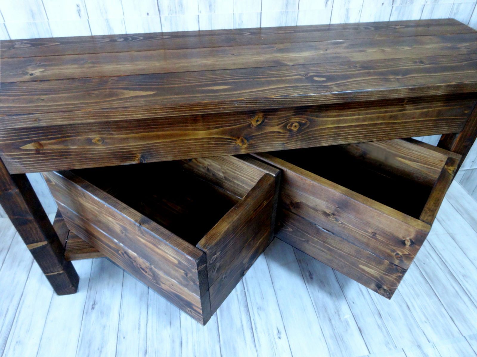 ハンドメイド ２人掛けベンチ