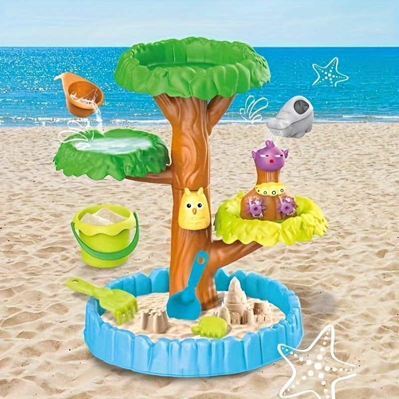 子供 砂遊び お砂場セット 水遊び 砂遊びツール おもちゃ ビーチ アウトドア ウォーターテーブル 夏休み プレゼント おうち時間 屋外 多機能 夏 海 サンドテーブル キッズ