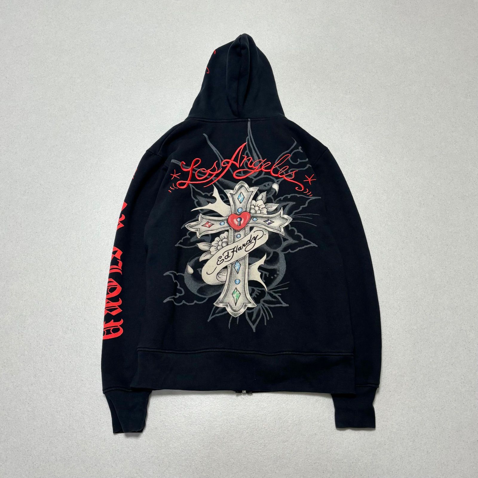 Ed Hardy zip foodie エドハーディー ジップアップ パーカー