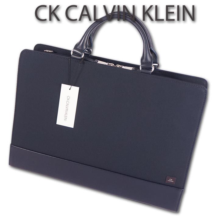CKカルバンクライン CK CALVIN KLEIN ビジネスバッグ スウィッチ メンズ ネイビー 紺 定価29,700円 A4 ブリーフケース  ショルダーバッグ 2WAY リクルート