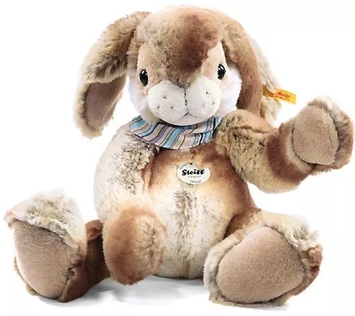シュタイフ 280344 ウサギのホッピー（スカーフ） 26cm 中古品