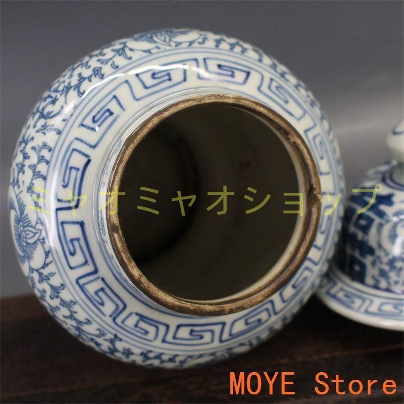 手画青花嬰児戯紋天の字壺 景徳鎮 陶磁器 装飾品 現代工芸品 美術品 置物 手画青花嬰児戯紋天の字壺 景徳鎮 陶磁器 装飾品