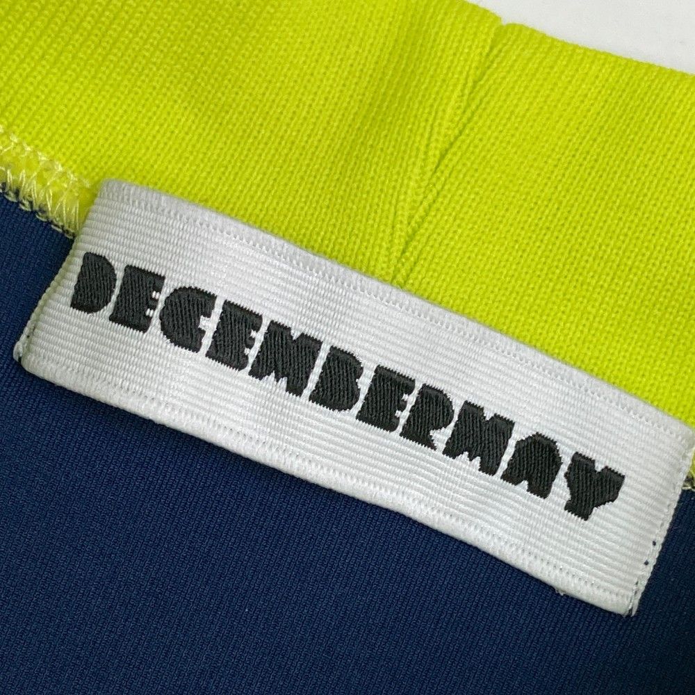 サイズ：M DECEMBERMAY ディセンバーメイ  モックネック長袖Tシャツ  ネイビー系 [240101449892] ゴルフウェア レディース ストスト サイズ：M DECEMBERMAY ディセンバーメイ モックネック長袖T