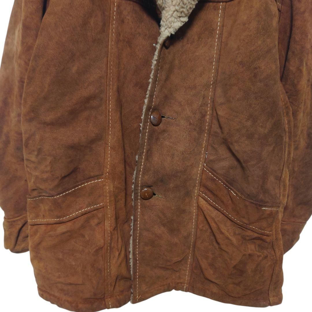 vintage】CANADA製 スエードレザー ランチジャケット A-2924 - メルカリ