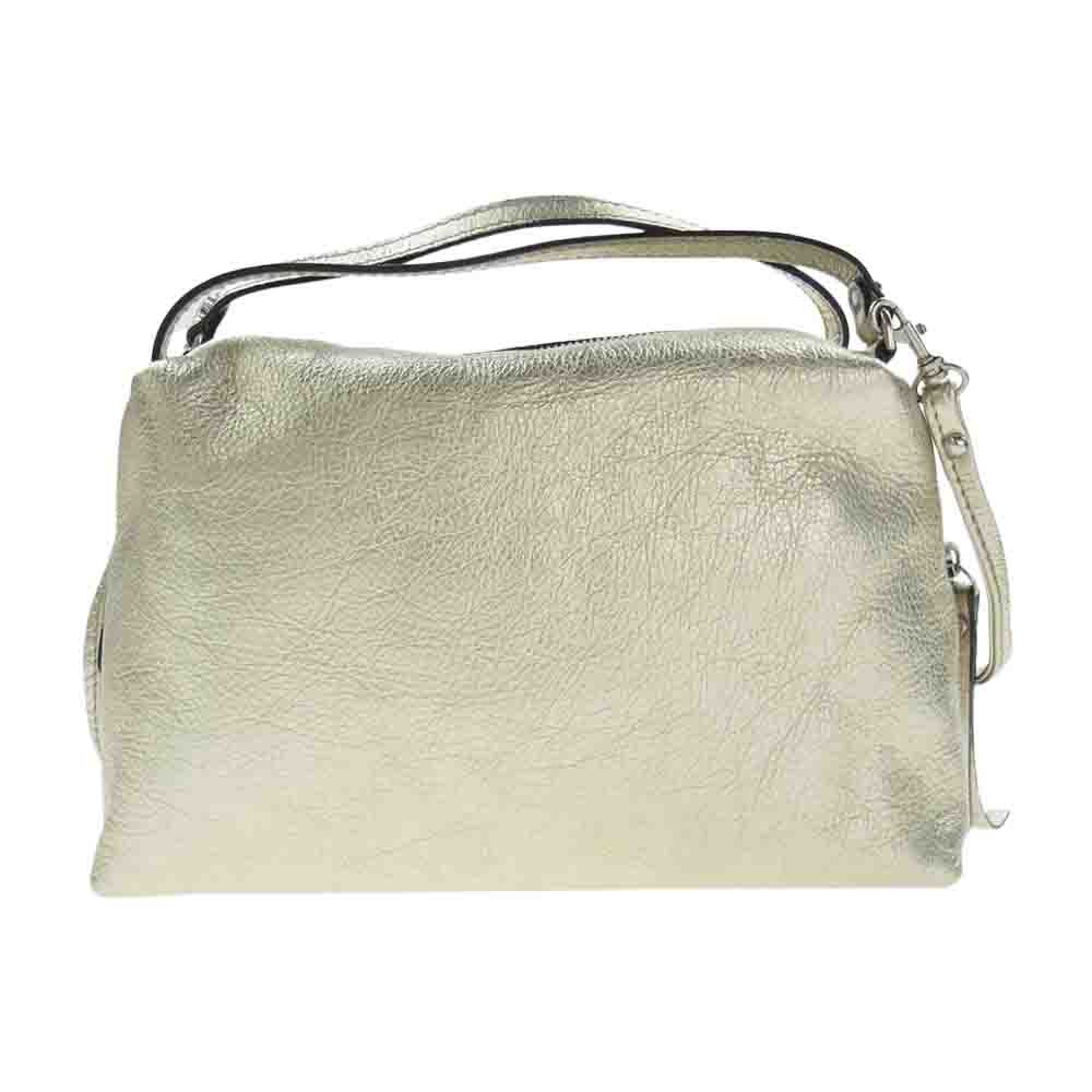 【美品】GIANNI CHIARINI/旧型アリファM(シルバー) GIANNI CHIARINI ジャンニキアリーニ ショルダーバッグ ALIFA M