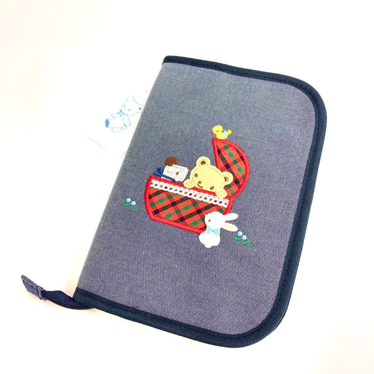 familiar 母子手帳ケース チェック柄 003 保障できる】 母子手帳ケース