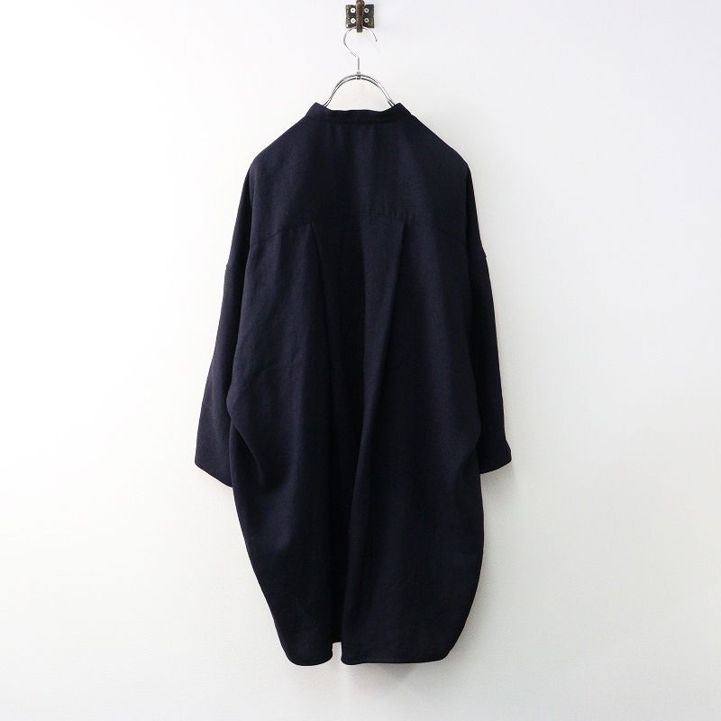 2022SS エンフォルド ENFOLD リネンライク 2WAY OPEN SHIRT オープン