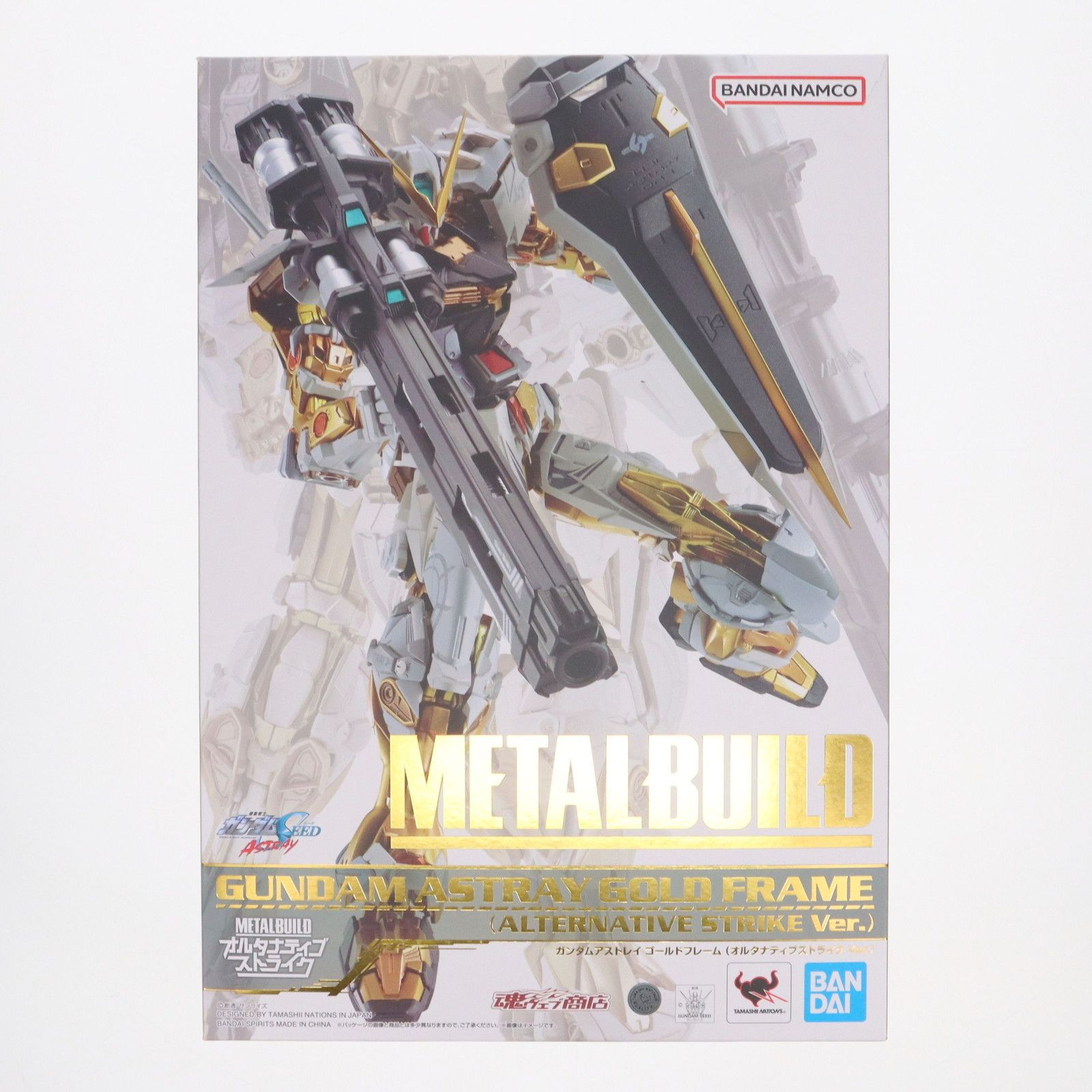ALTERNATIVE - 魂ウェブ商店限定 L BUILD ガンダムアストレイ ゴールドフレーム(オルタナティブストライク Ver.) 機動戦士ガンダムSEED ASTRAY(シード アストレイ) 完成品 可動フィギュア バンダイスピリッツ 抽選販売】METAL BUILD ガンダムアストレイ ゴールドフレーム