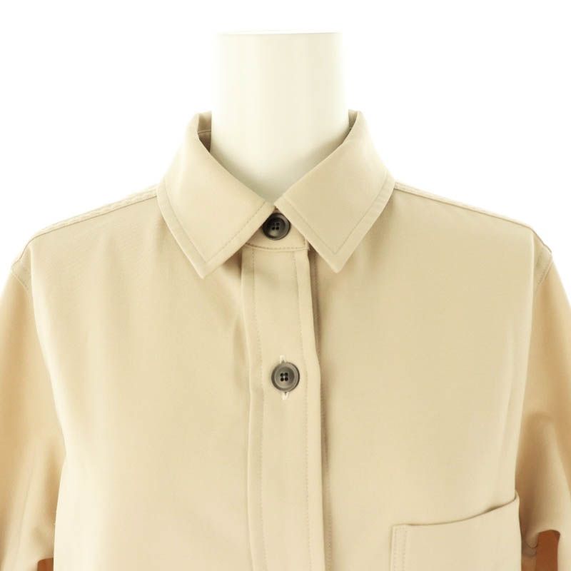 ソージュ SOÉJU ソフトオックスシャツワンピース XS ベージュ /MI □OS