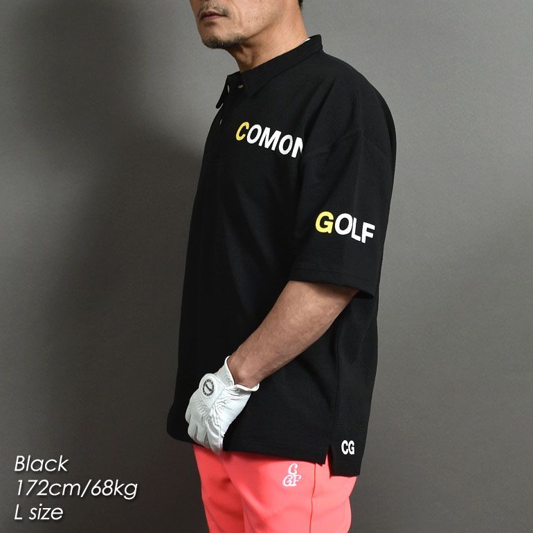 新品【COMONGOLF/コモンゴルフ】ビッグシルエットワッフル素材