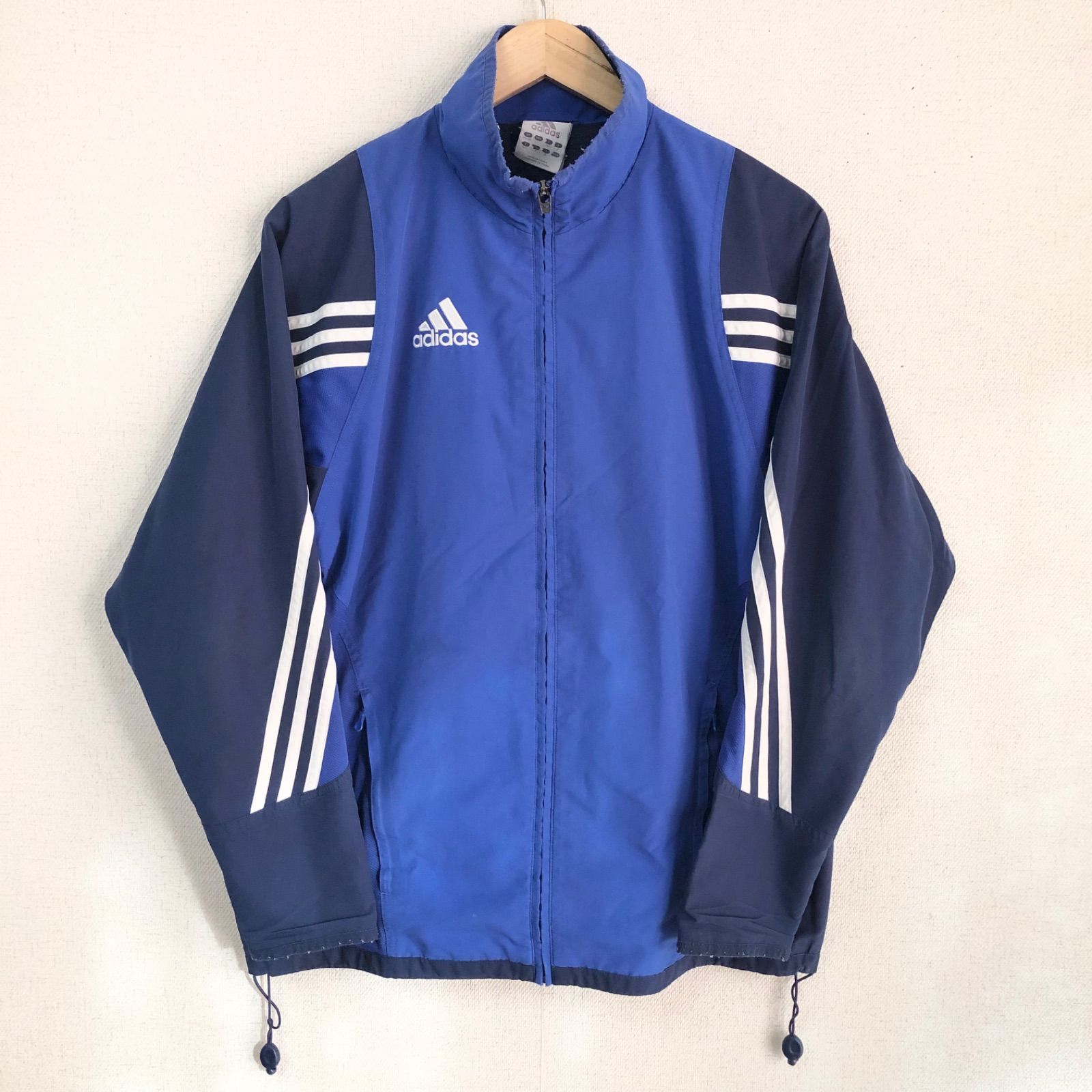 adidas ネイビー ジップアップジャージ adidas ジップアップジャージ ネイビー