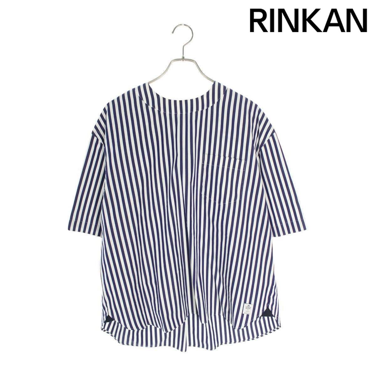 サカイ  24-03573M/Thomas Mason Cotton Poplin Pullover トーマスメイソンストライププルオーバー半袖シャツ メンズ 2