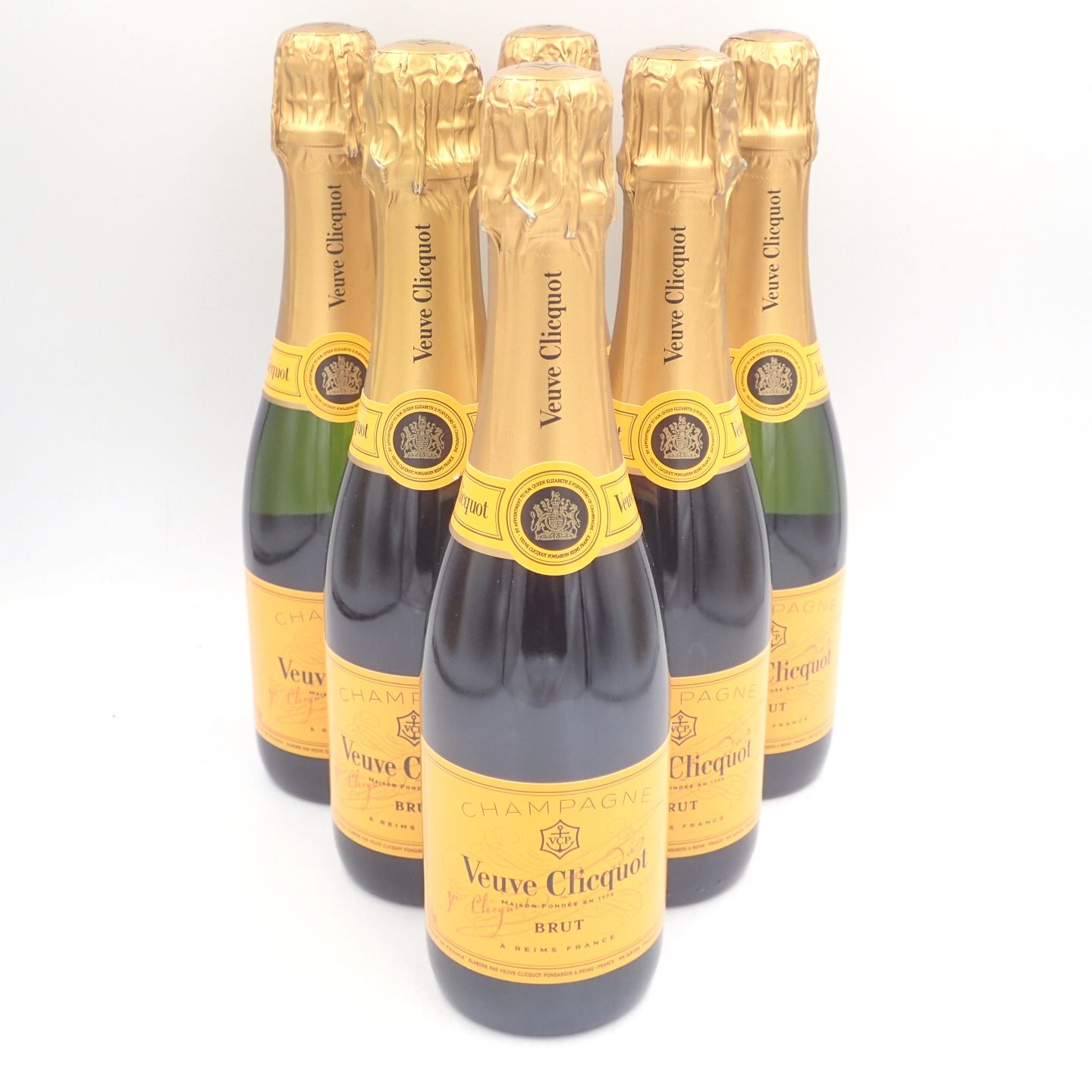 ヴーヴクリコ シャンパン イエロー 375ml 6本セット Veuve Clicquot