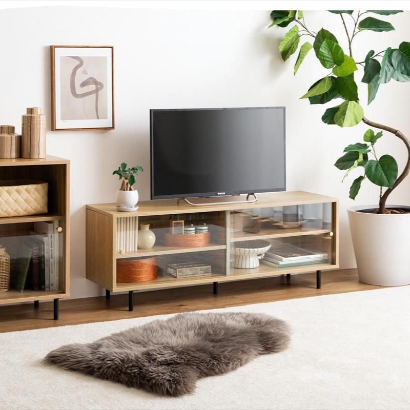 【最大80％OFF！】 ♪レトロ ガラス戸付 テレビボード 幅１２０cm おしゃれ かわいい 飾り棚 ショーケース ケース テレビ台 TVボード