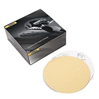 Mirka Bulldog Gold Abrasive Discs 5 Hook And Loop No Hole 220 Grit (50 Count) by Mirka
