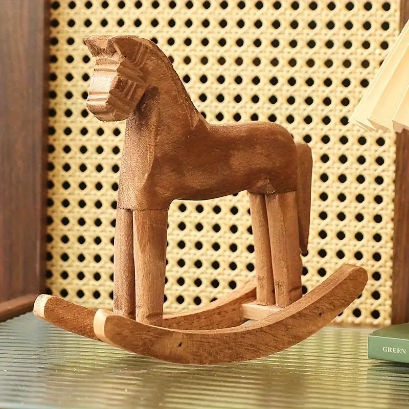【匿名発送】木工品　置物　アンティーク　北海農耕馬　北海道の馬 匿名発送】木工品 置物 アンティーク 北海農耕馬 北海道の馬