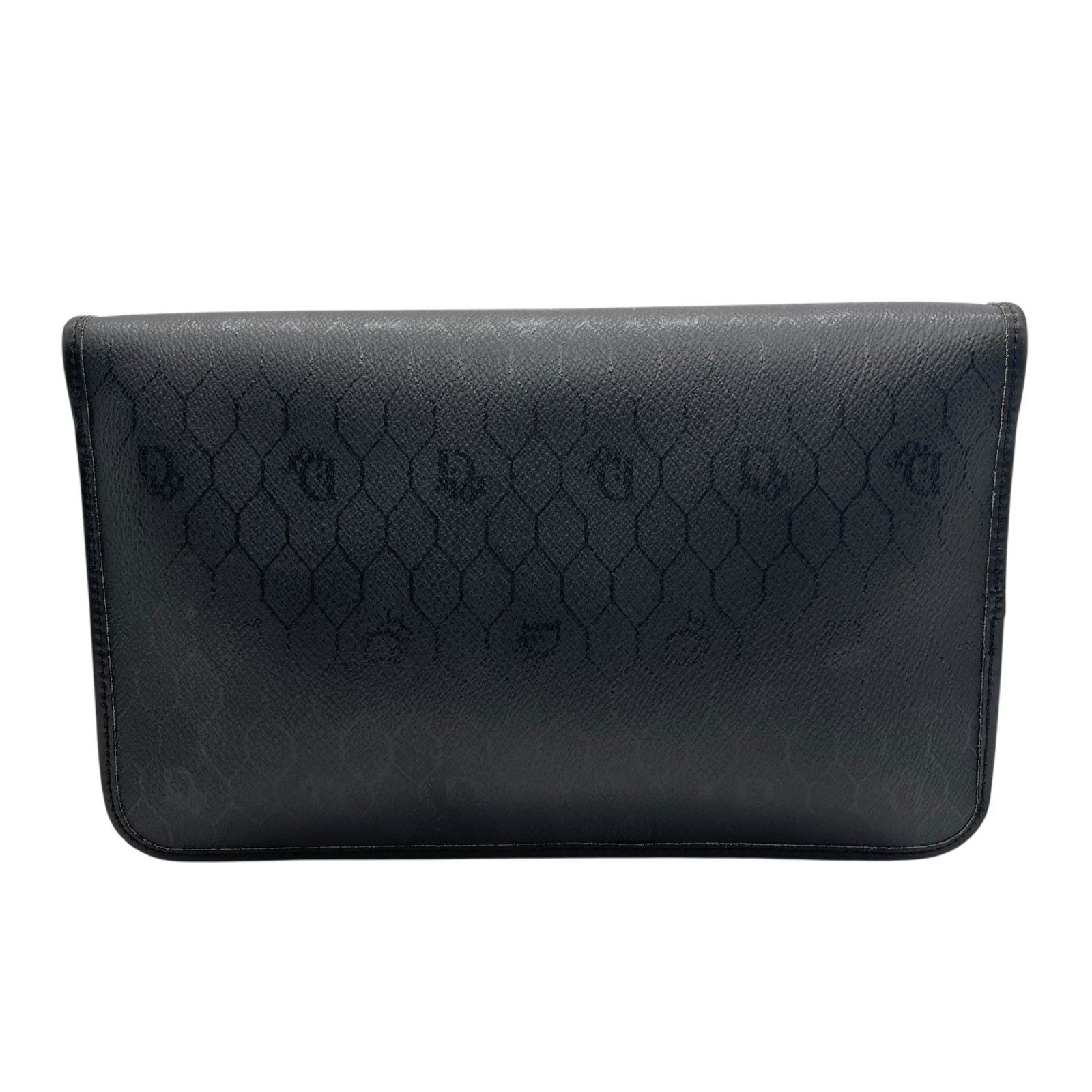 クリスチャンディオール ショルダーバッグ 斜め掛け PVC ハニカム柄 ブラック Christian Dior クリスチャンディオール ショルダーバッグ