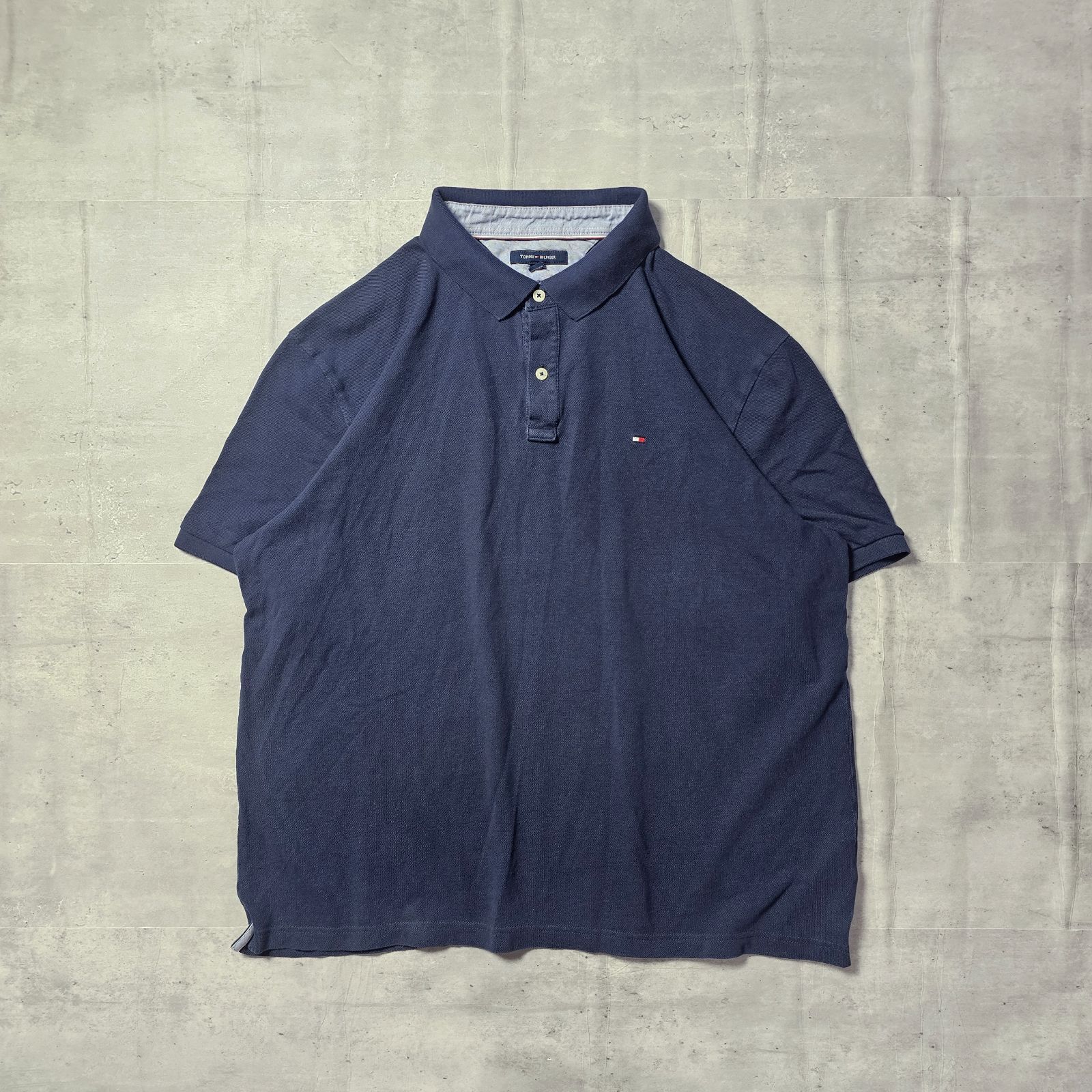 TOMMY HILFIGER / トミーヒルフィガー 』 ロゴ刺繍ポロシャツ