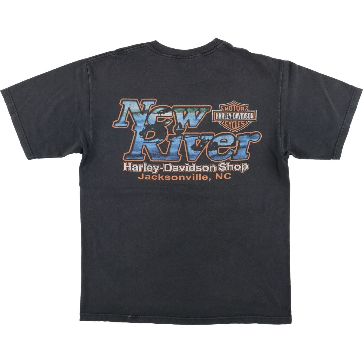 古着 00年代 ハーレーダビッドソン Harley-Davidson HANES モーターサイクル バイクTシャツ メンズM相当 eaa594101