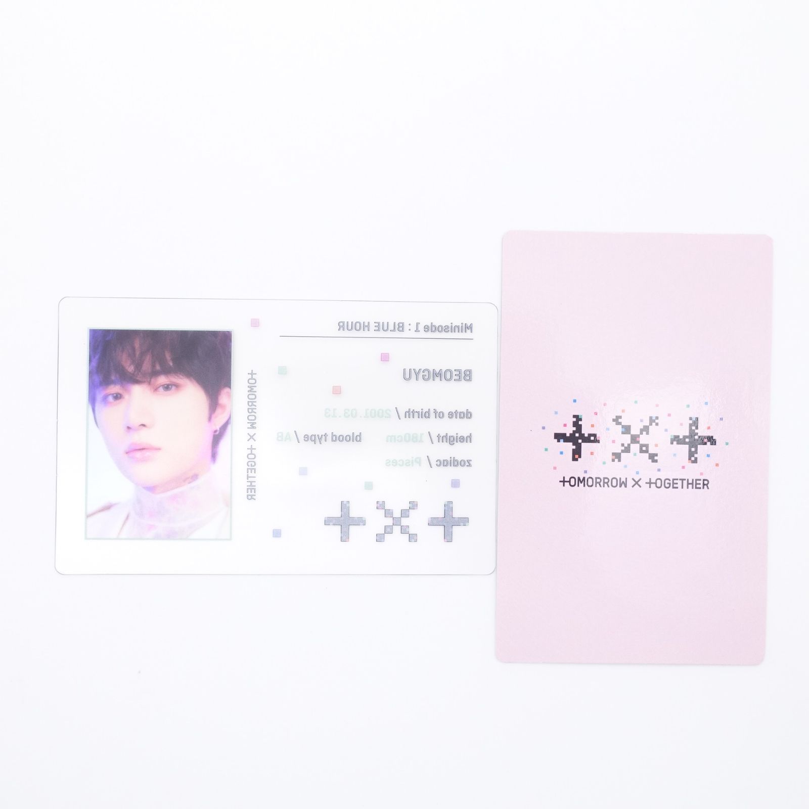 TXT ボムギュ blue hour トレカ フォト カード TOMORROW X