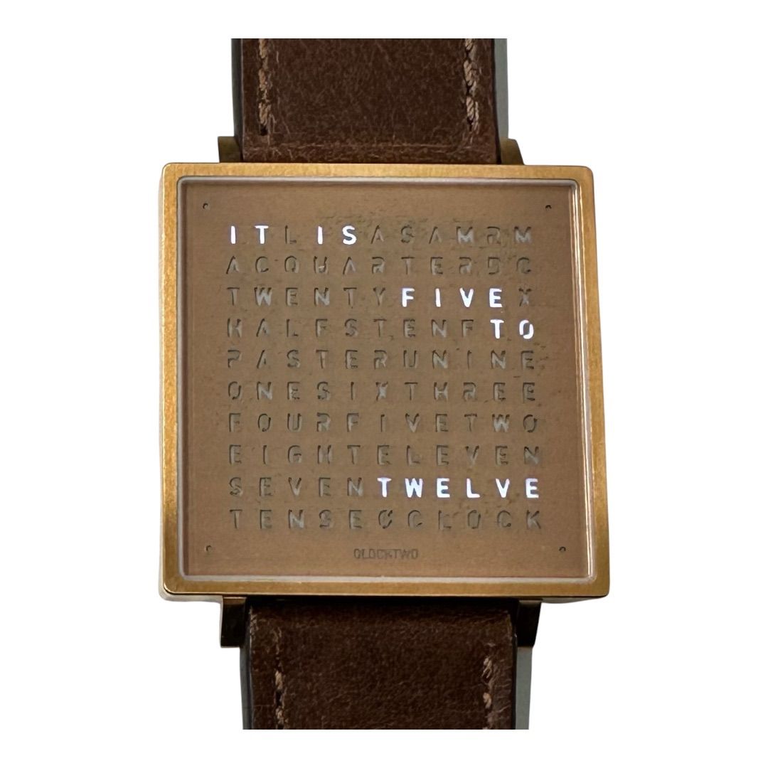 QLOCKTWO WATCH クロックツー ウォッチ QLOCKTWO WATCH クロックツー