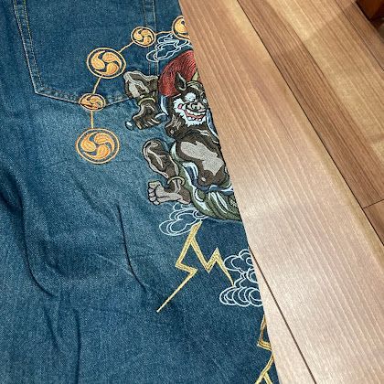 ふぐたいてん 和柄刺繍