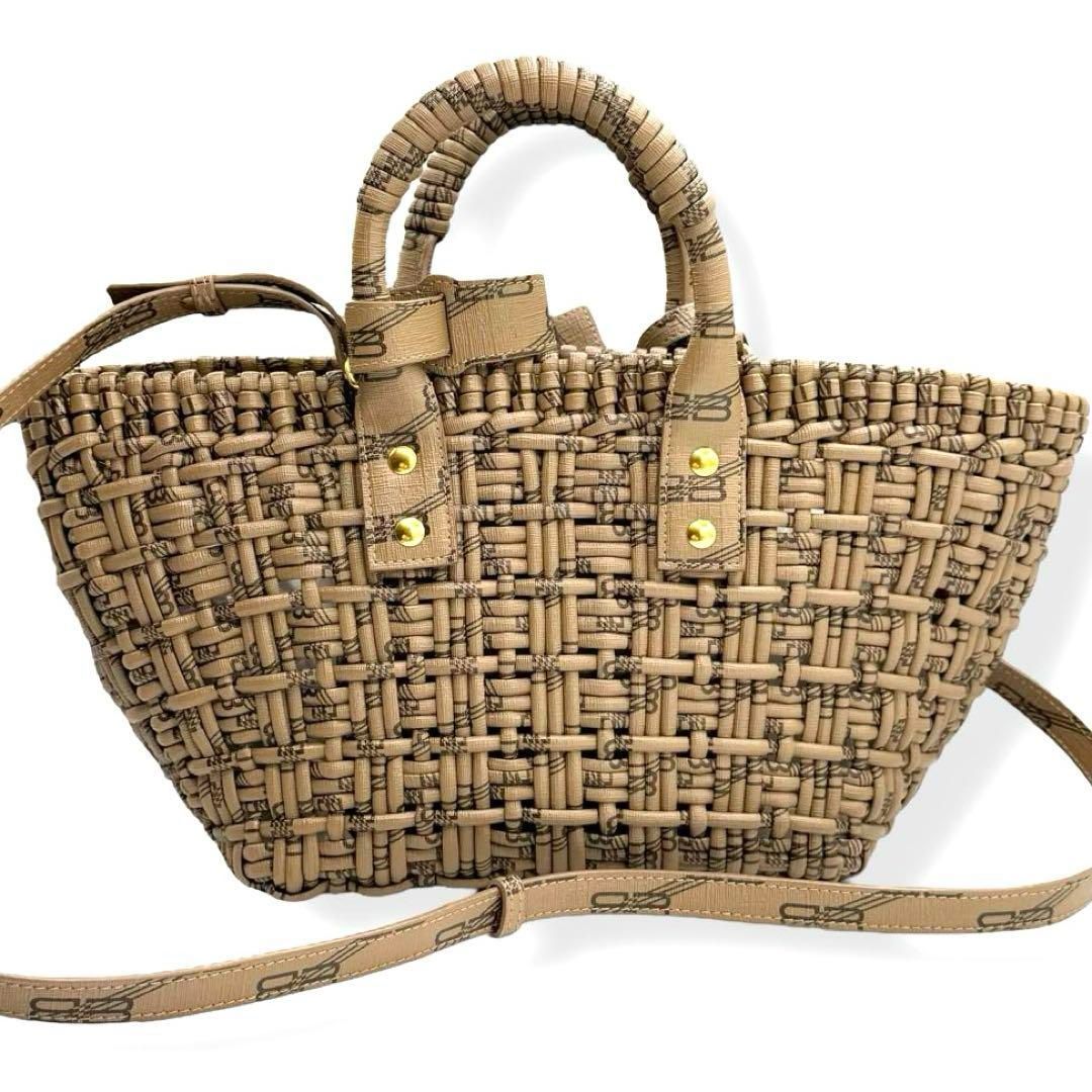 バレンシアガ 2way かごバッグ ビストロXS モノグラム 3996