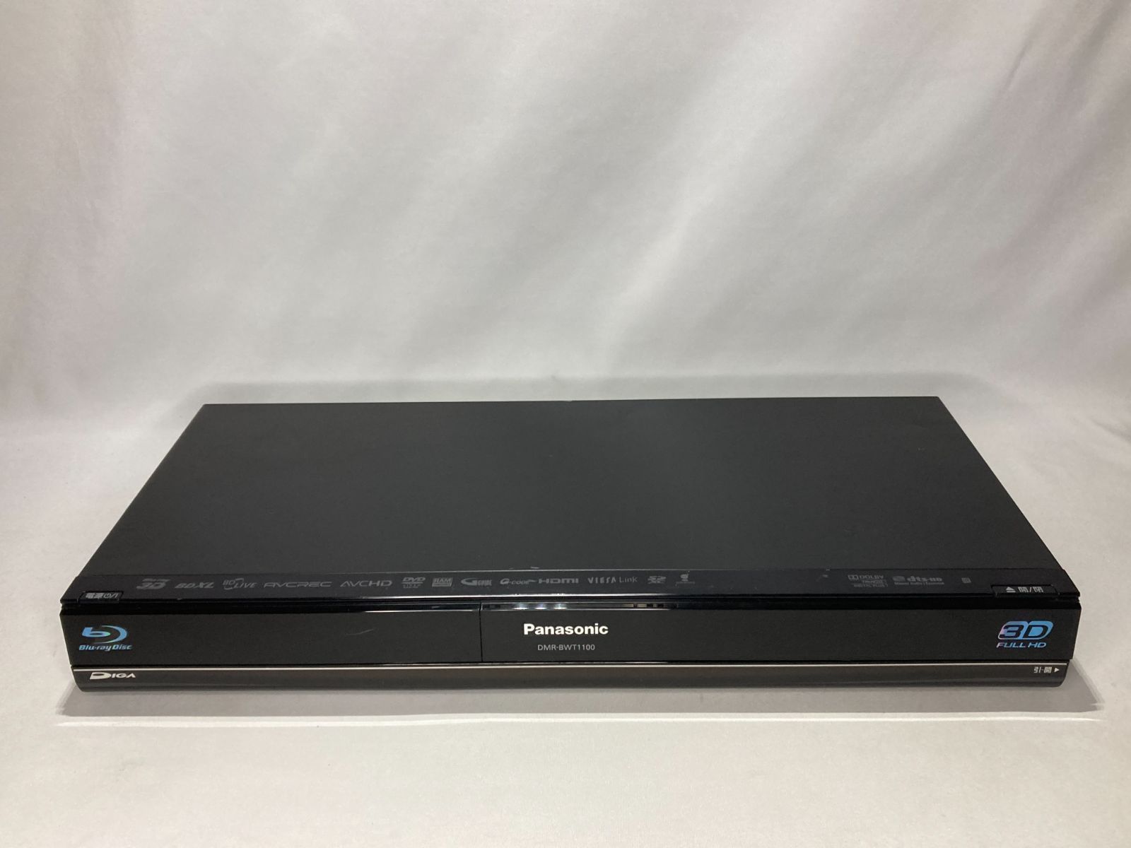 Panasonic 500GB 2チューナー ブルーレイレコーダー ブラック DIGA DMR-BWT1100K - メルカリ