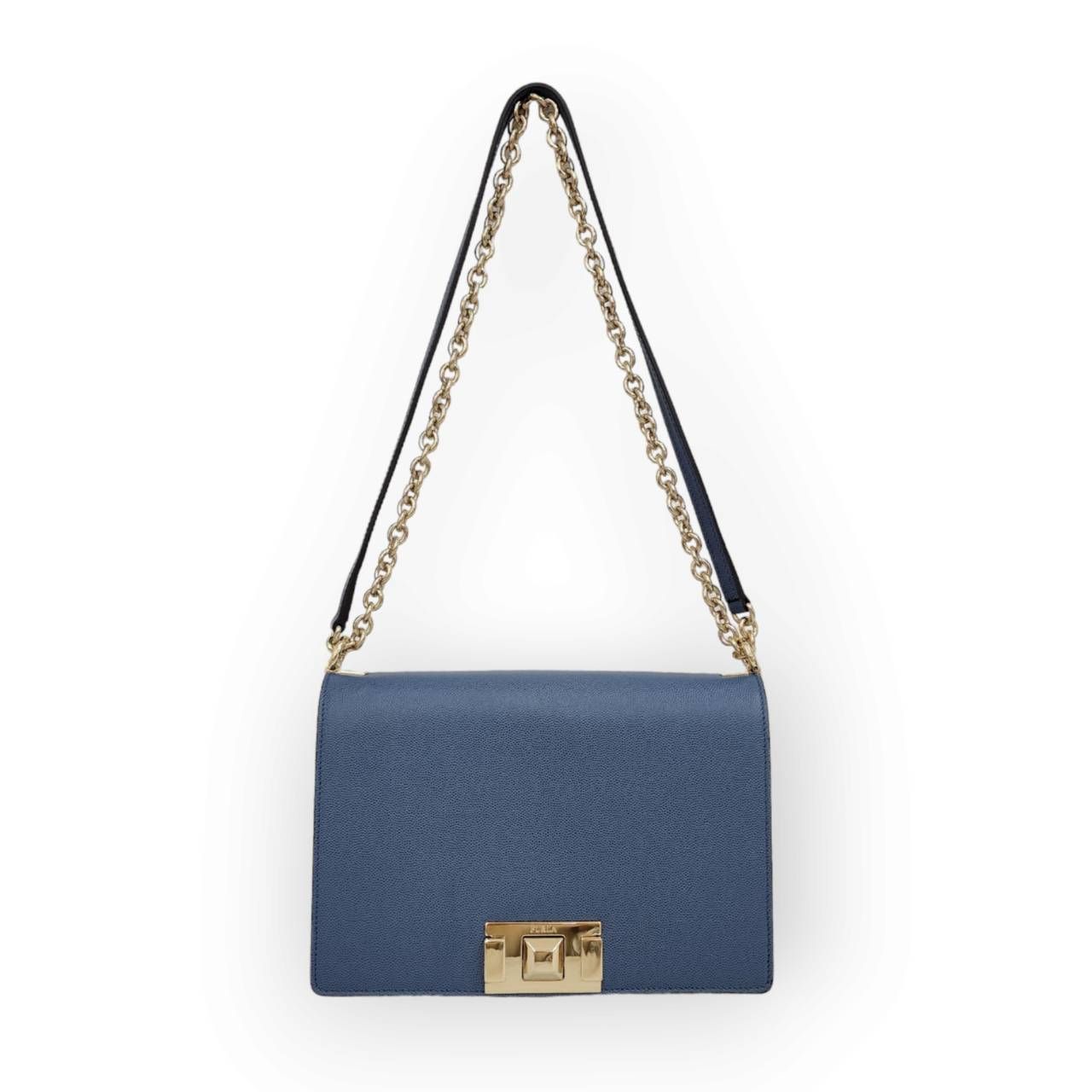 最終価格】FURLA フルラ MIMI ミミ ショルダーバッグ ブルー ネイビー 