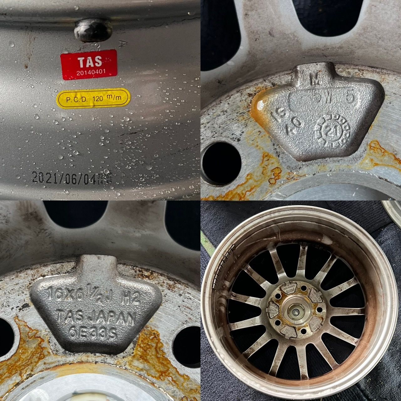 PCD120 ハブ径約72.6