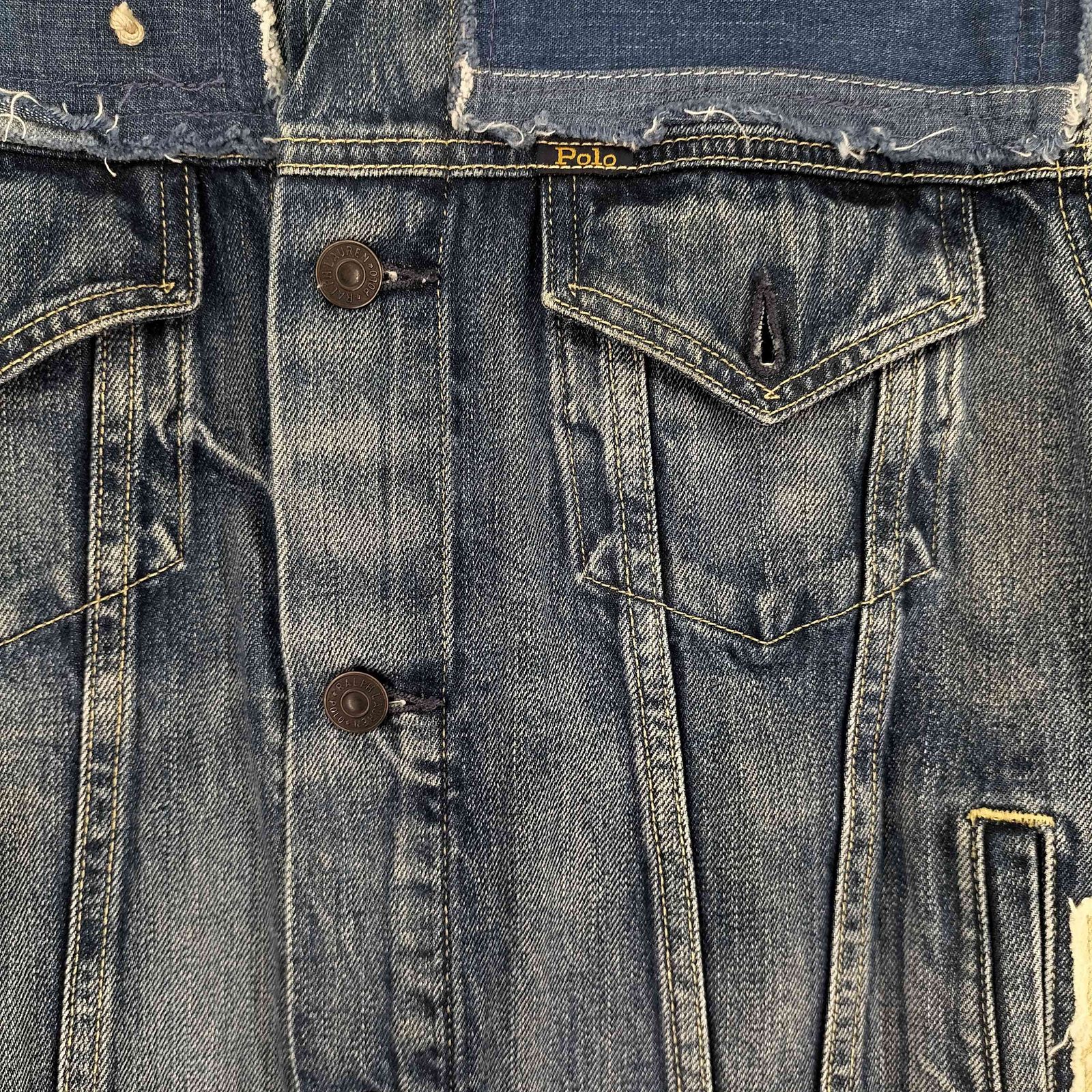 ポロラルフローレン POLO RALPH LAUREN 90S パッチワーク デニム