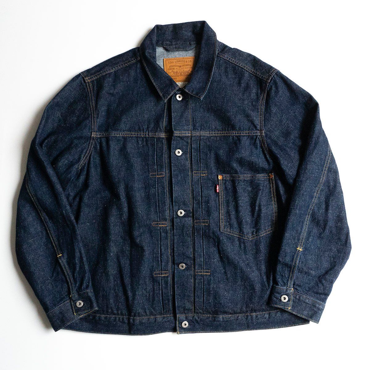 |濃紺 LEVI S PREMIUM TYPE I トラッカー デニムジャケット XL 1st ファースト リーバイス 25060318