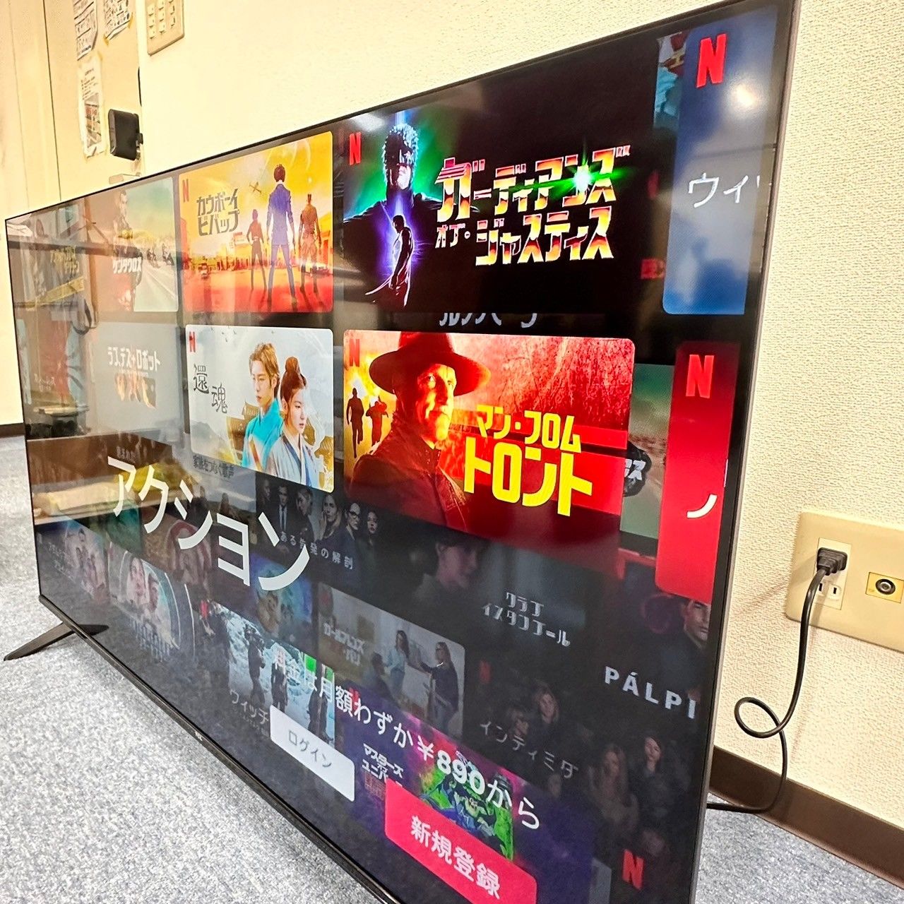 ★TCL 液晶カラーテレビ 50P635 2023年製 Amazon | TCL 50V型 4K Google TV 液晶テレビ Wチューナー内蔵