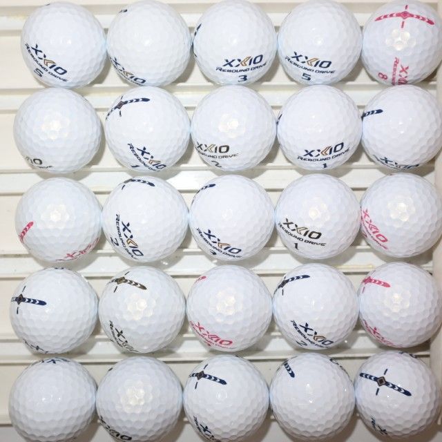 Aランク 25個 ゼクシオ リバウンド ドライブ 良品 ホワイト