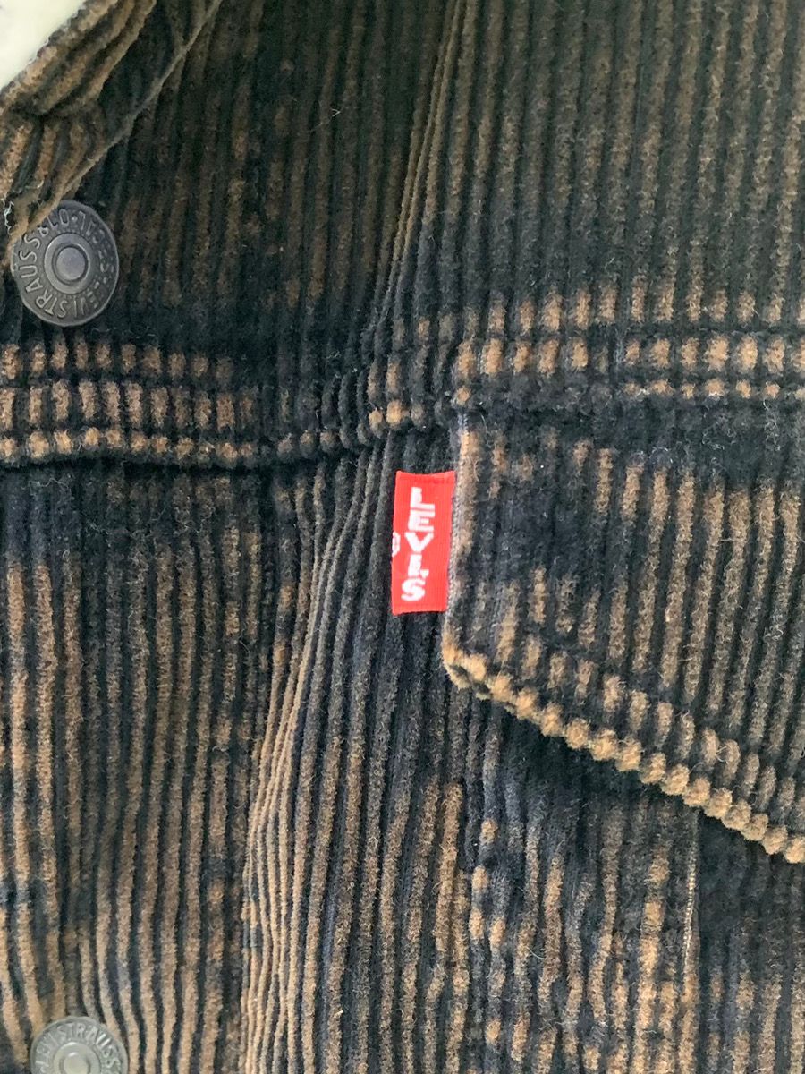 正規品販売！ Levi's コーデュロイボアベスト XLサイズ BIGE トップス 