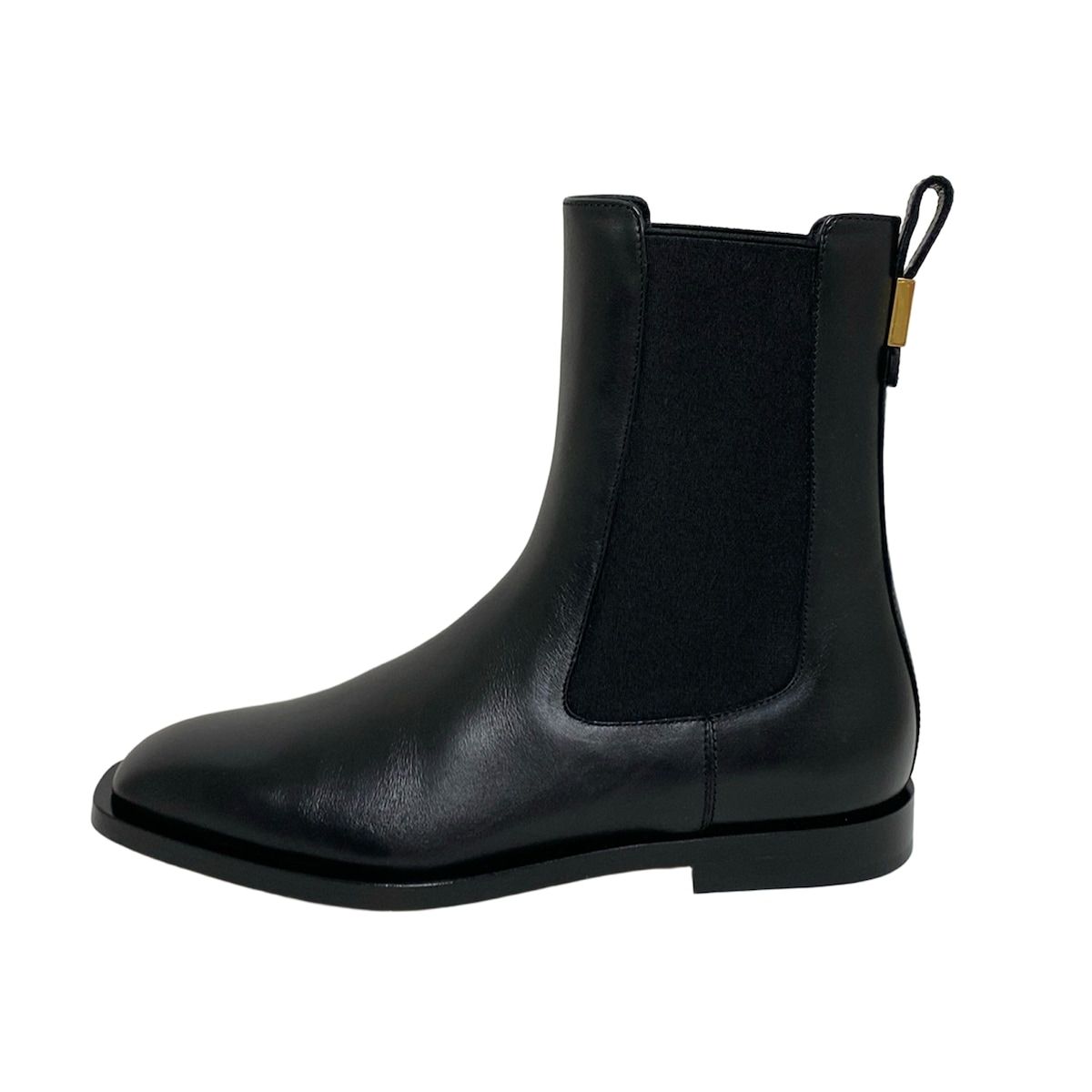 美品】サルバトーレフェラガモ ガンチーニ サイドゴア ヒール ショート