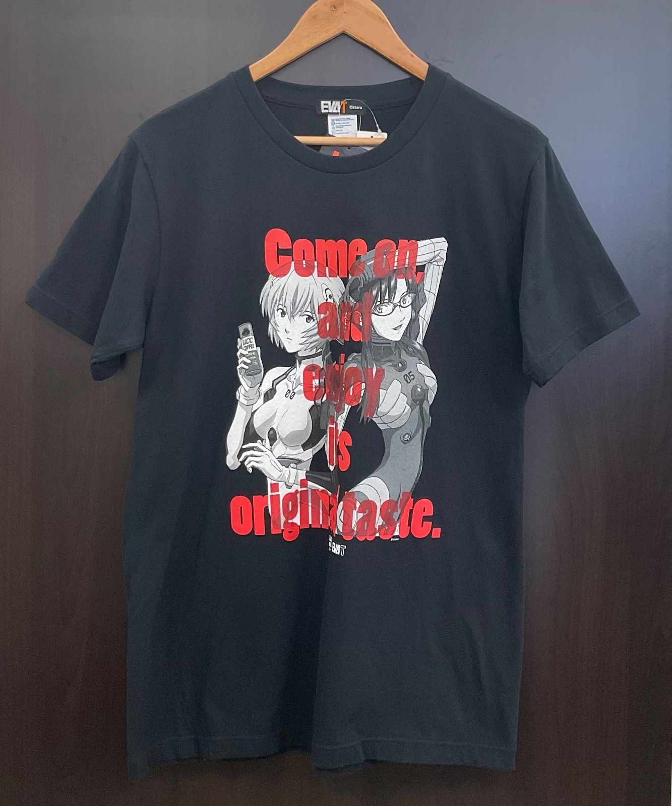 エヴァンゲリオン ucc コラボ Tシャツ エヴァンゲリオン UCC コラボ Tシャツ 人類補缶計画 - メルカリ