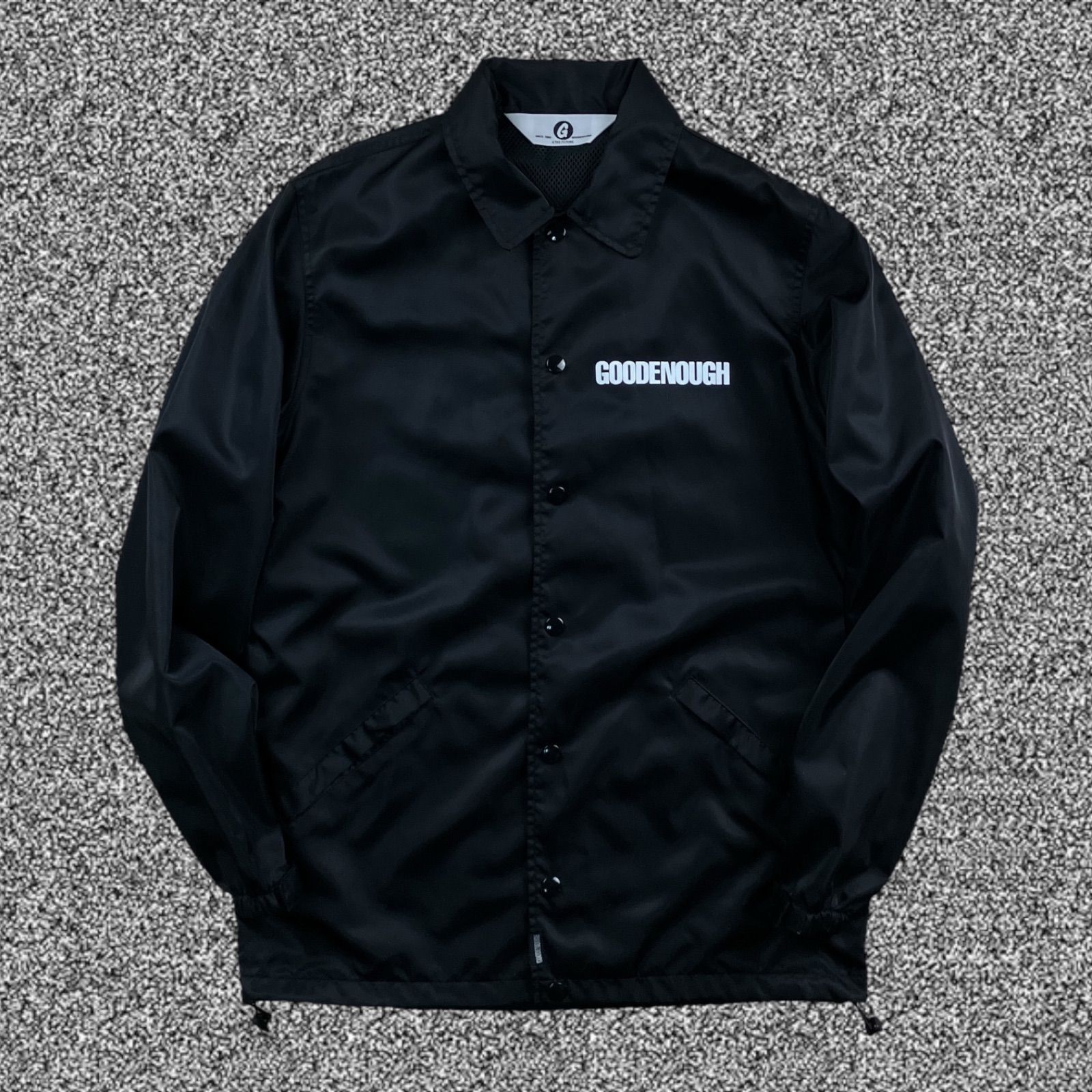 10s GOODENOUGH RESPECT coach jacket グッドイナフ リスペクトコーチジャケット ナイロンジャケット ベンチレーション  ブラック ストリート 藤原ヒロシ HIROSHI FUJIWARA 裏原系 Ura-Hara fashion - メルカリ