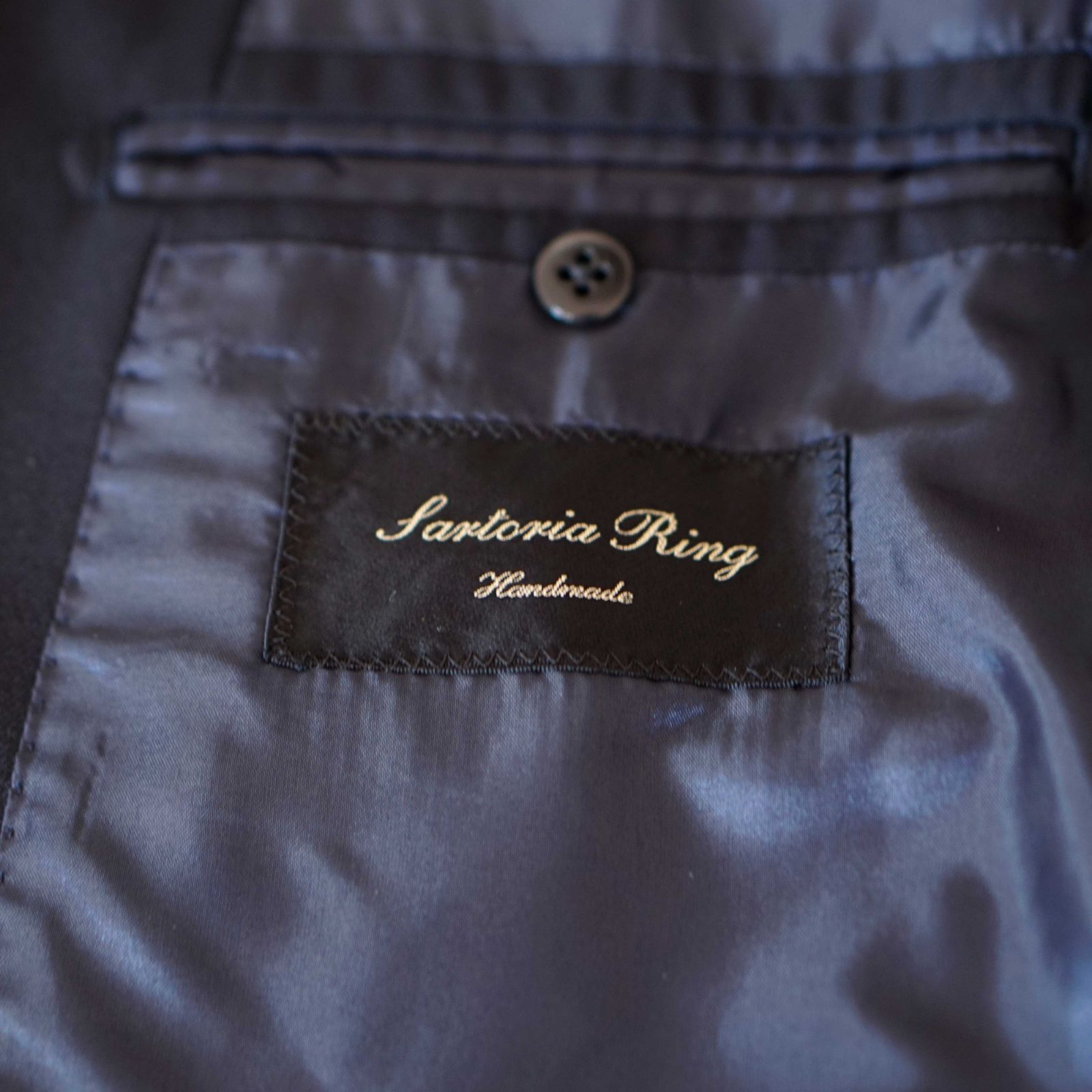 Sartoria Ring サルトリアリング 3ボタンスーツ ネイビー SIZE:52 英国