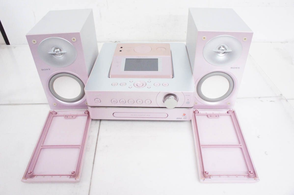 中古】SONYソニー HDDコンポ CD／ラジオ NETJUKE NAS-D55HD HDD容量