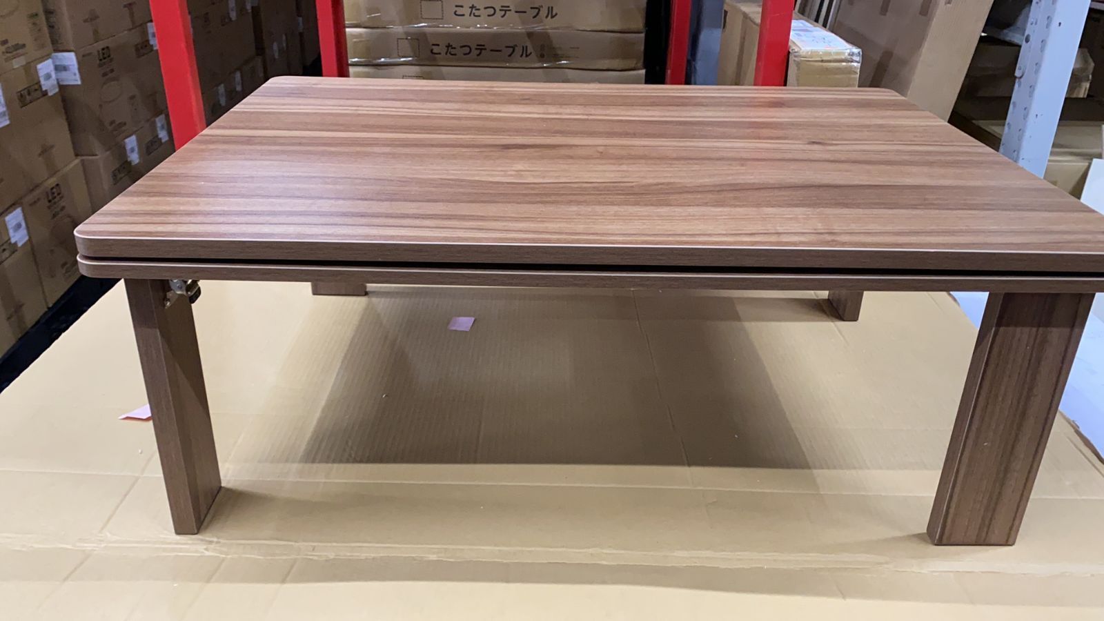 こたつ テーブル 暖房器具 折れ脚こたつ カーボンヒーター 手元コントローラー 長方形 家具 幅105ｘ奥75cm ヒーターユニット リビングテーブル zd10575-mc50-br